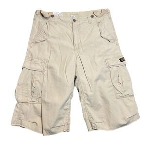 Polo Jeans Ralph Lauren Military Surplus Cargo Shorts Mens 36 Khaki Outdoor Wear